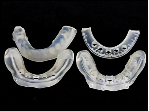 透明牙套，医疗模型用品，3D打印的产品