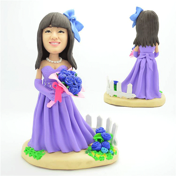 韧性树脂材料制作的美女，3D打印的产品