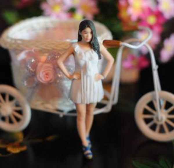 真实的人物造型，比例打印的人物模型