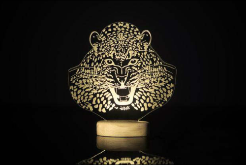3D打印的猛兽形态的灯具产品