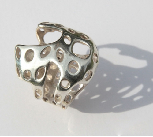 定制的戒指首饰3D打印成品