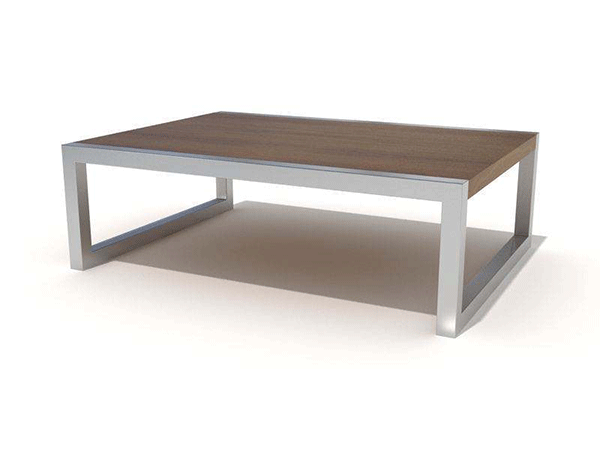 3D打印制作的茶几模型图