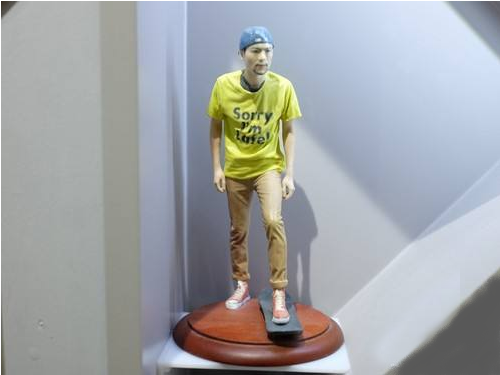 出于奔跑状态的人像，3D打印的神奇