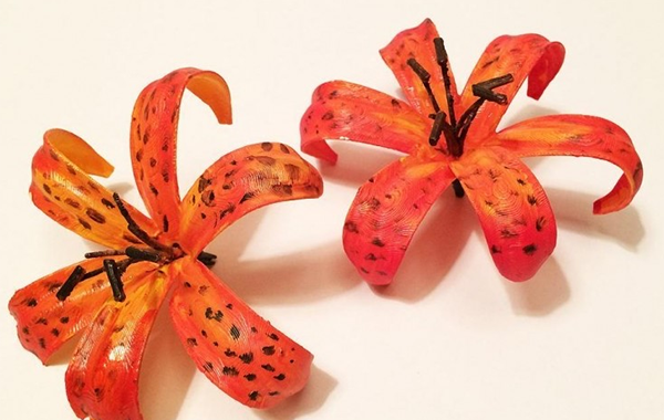 3D打印的花朵，不会枯萎的花朵