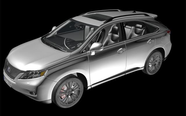 3D打印的真实的汽车模型