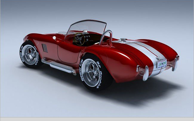 养眼亮丽的跑车打印，3D打印快速成型