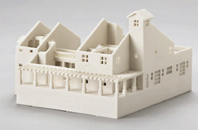 3D打印风格建筑模型，大气磅礴的建筑