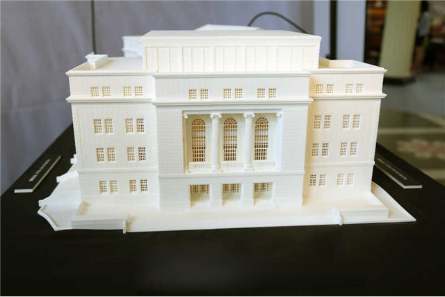 精致唯美的建筑模型打印，外表精美光滑