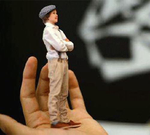 3D扫描打印制作的人像模型产品