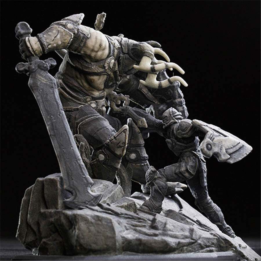 再现游戏场景的手办制作