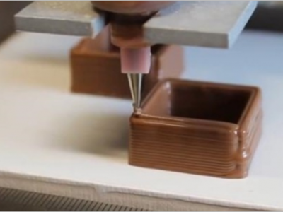 3D打印出来的巧克力