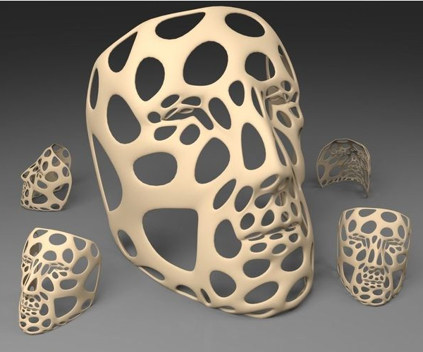 3D打印的特殊面具模型样品欣赏