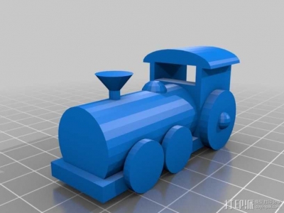 3D打印火车模型玩具