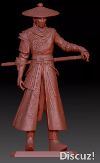 3D打印不良人模型怎么上色？有什么渐变技巧？