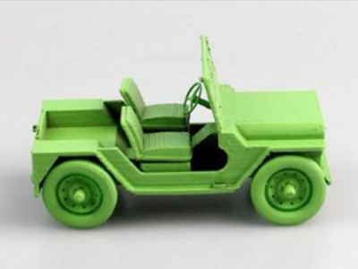 3D打印的玩具小车