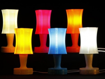 3D打印的系列台灯