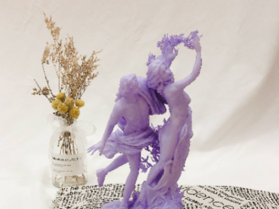 古希腊神话月桂女神达芙妮雕塑3D打印装饰品